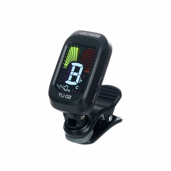 Boss TU-02 Chromatic Clip-On Tuner for Guitar, Bass and Ukulele