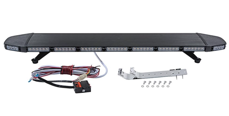 EX - Roof Top Strobe Light Bar and 4X 12-LED Ultra Slim Emergency Light