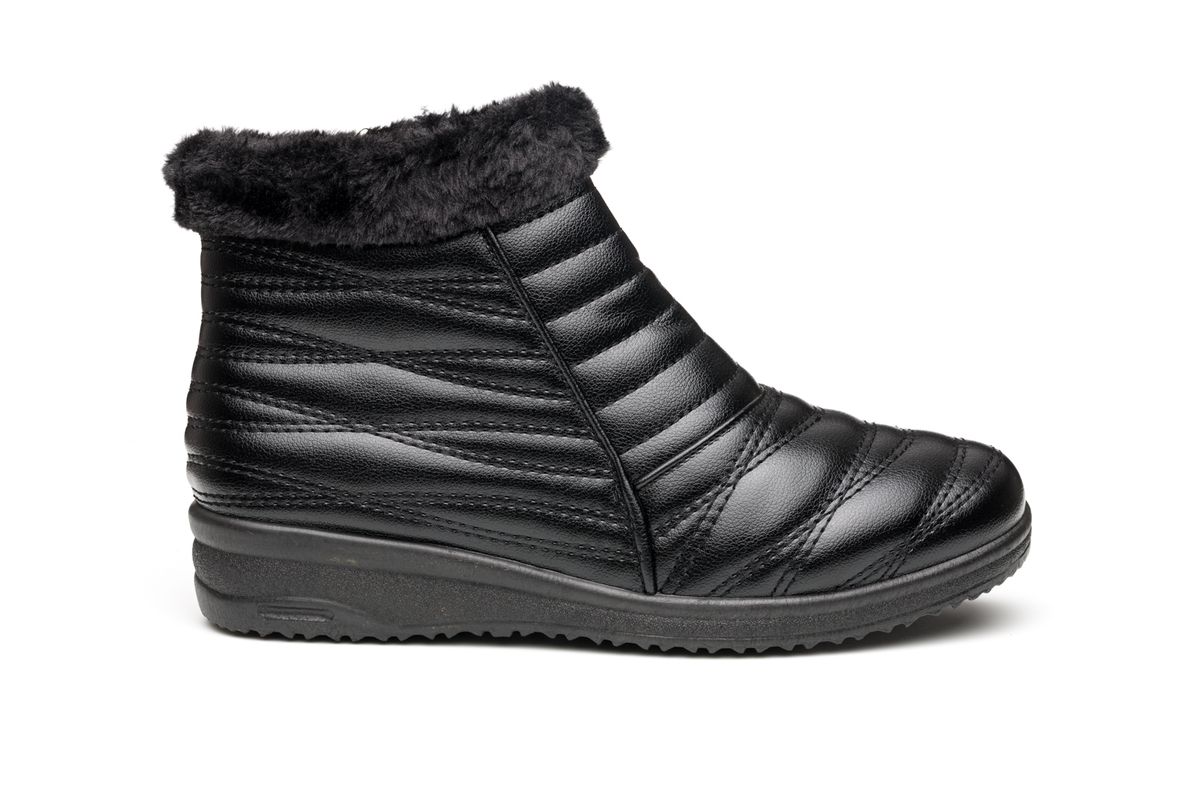 TTP Ladies Ankle Boots with Tonal Stitching XB210405PU Shop Today