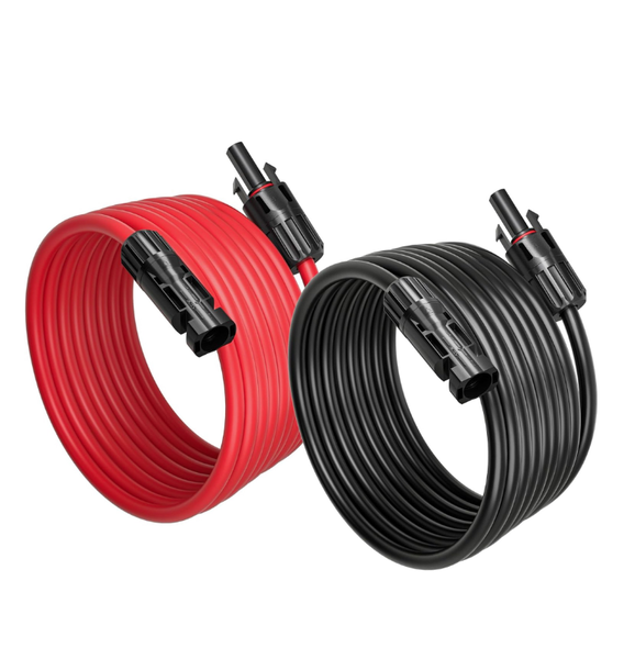 Solar Extension Cable with Female and Male Connectors 32Feet 10AWG