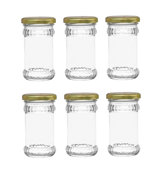 SPICE JAR 200ML NARADA 6 PCS-KITCHEN ESSENTIALS -Crockery Centre