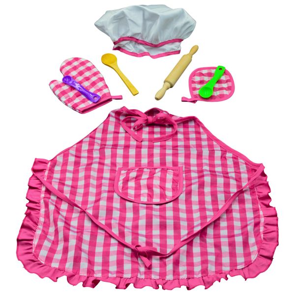 Mu Bear &amp; Co- Cooking And Baking Chef Set Costume Pretend Play Toy