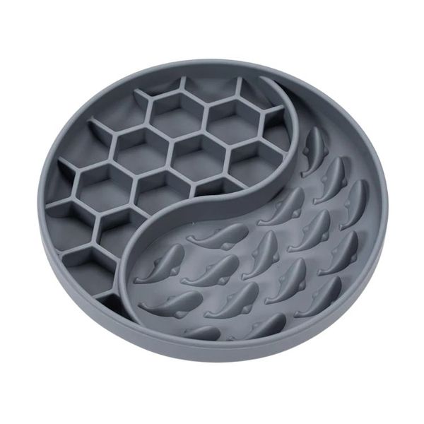 Non-Slip Silicone Puzzle Slow Feeder Bowl