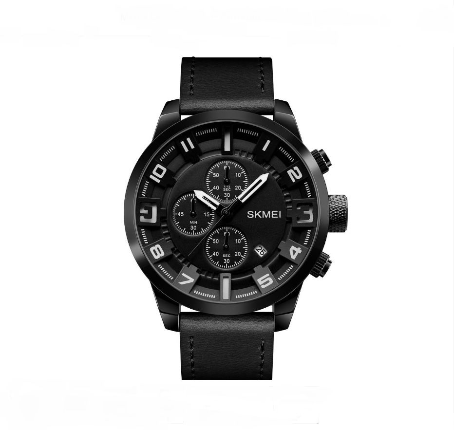 Men's Leather Alexander Chronograph Watch by J Factor | Shop Today. Get ...