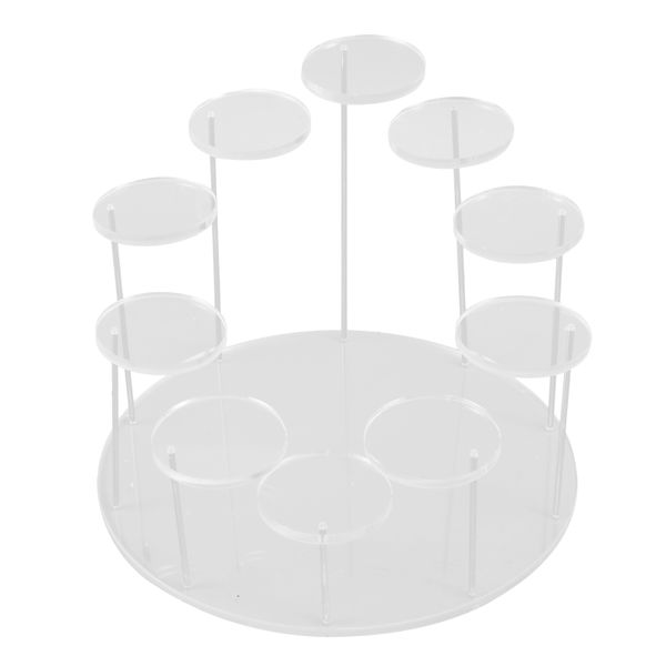 Acrylic Cupcake Stand, Round Cupcake Tower Display Stand, For Parties