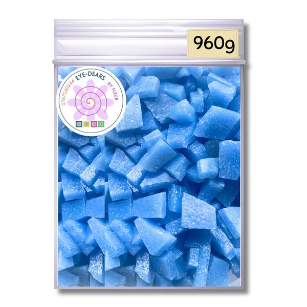 Mosaic Tiles Pre-cut Rustic Sky Blue (for crafting)