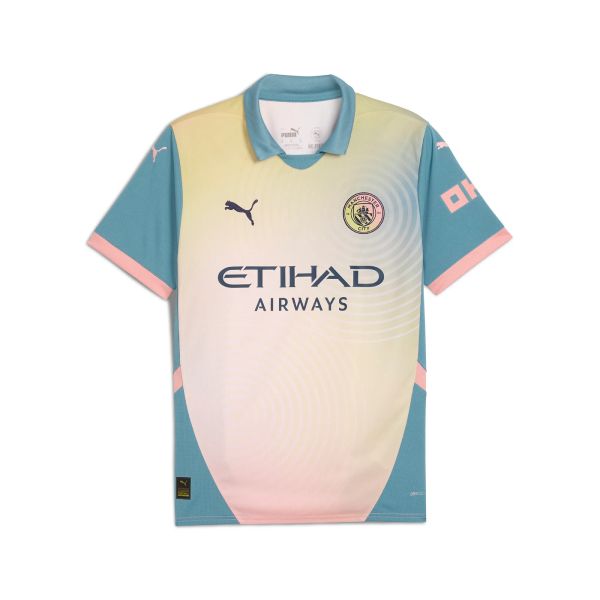 Puma Manchester City 24/25 Fourth Jersey - Rosebay/Bold Blue