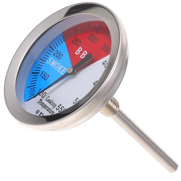 Bimetallic BBQ Temperature Gauge Stainless Steel Grill Thermometer