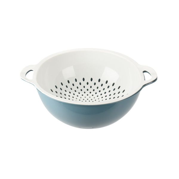 Excellent Housewares Mixing Bowl and Strainer Set Blue