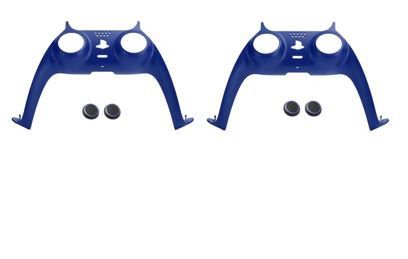 Replacement Shell, Thumb Grip Blue for PS5 Dualsense Controller