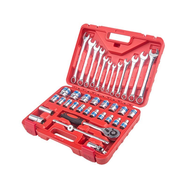 37 Piece Socket and Wrench Set 1/2