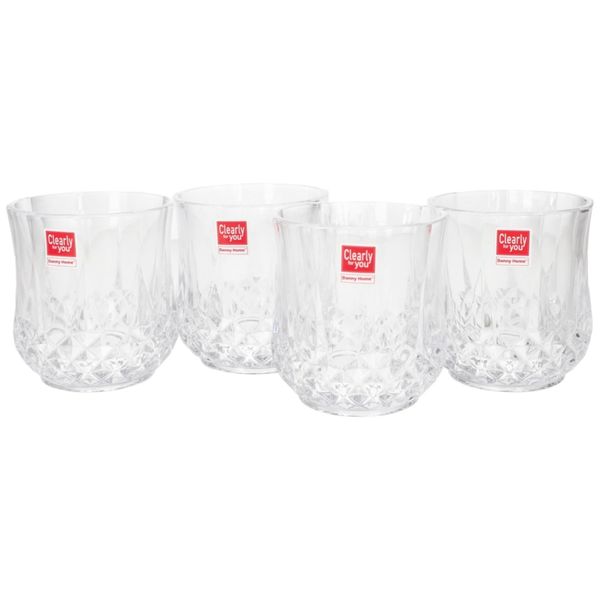 Danny Home Short Whisky Glasses 4 Pieces 300ml