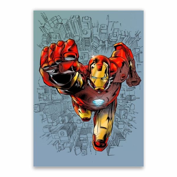 Iron Man Blue Poster - A1