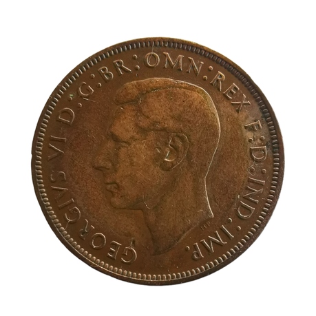 1937 United Kingdom 1 Penny King George VI