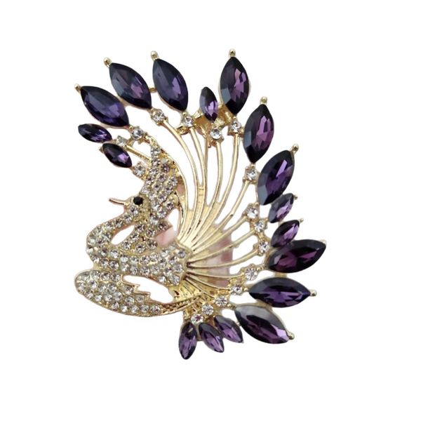 Women's Fashionable and Versatile Peacock Brooch