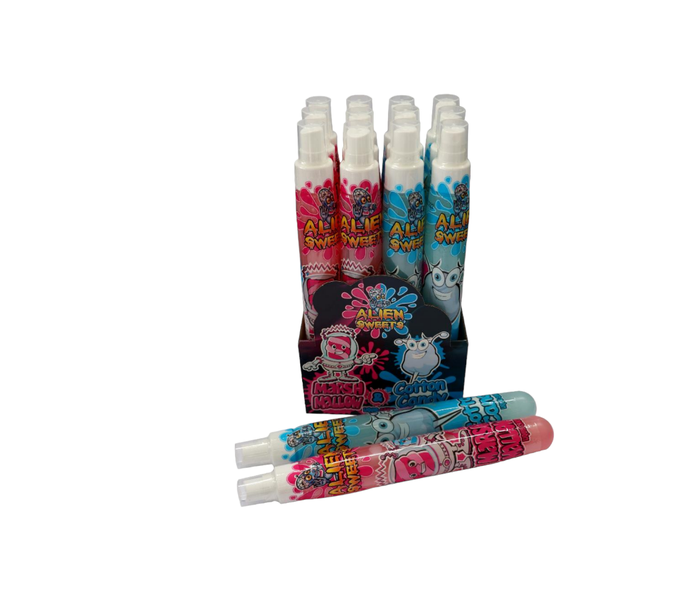 Alien Sweets Giant Liquid Cotton Candy Spray Pack of 12