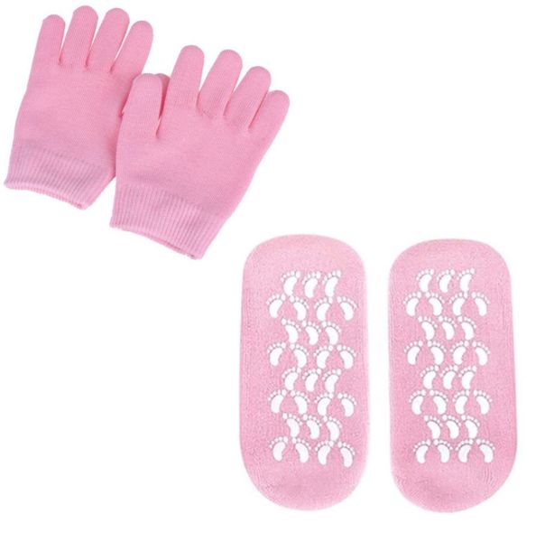 1 Pair Spa Gel Soaks Hand Gloves and Foot Socks