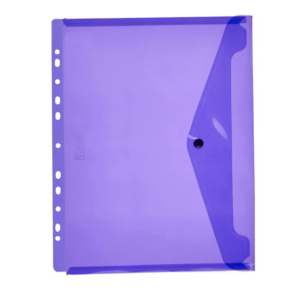 Meeco Fileable Carry Folder - A4 - Violet - Pack of 5