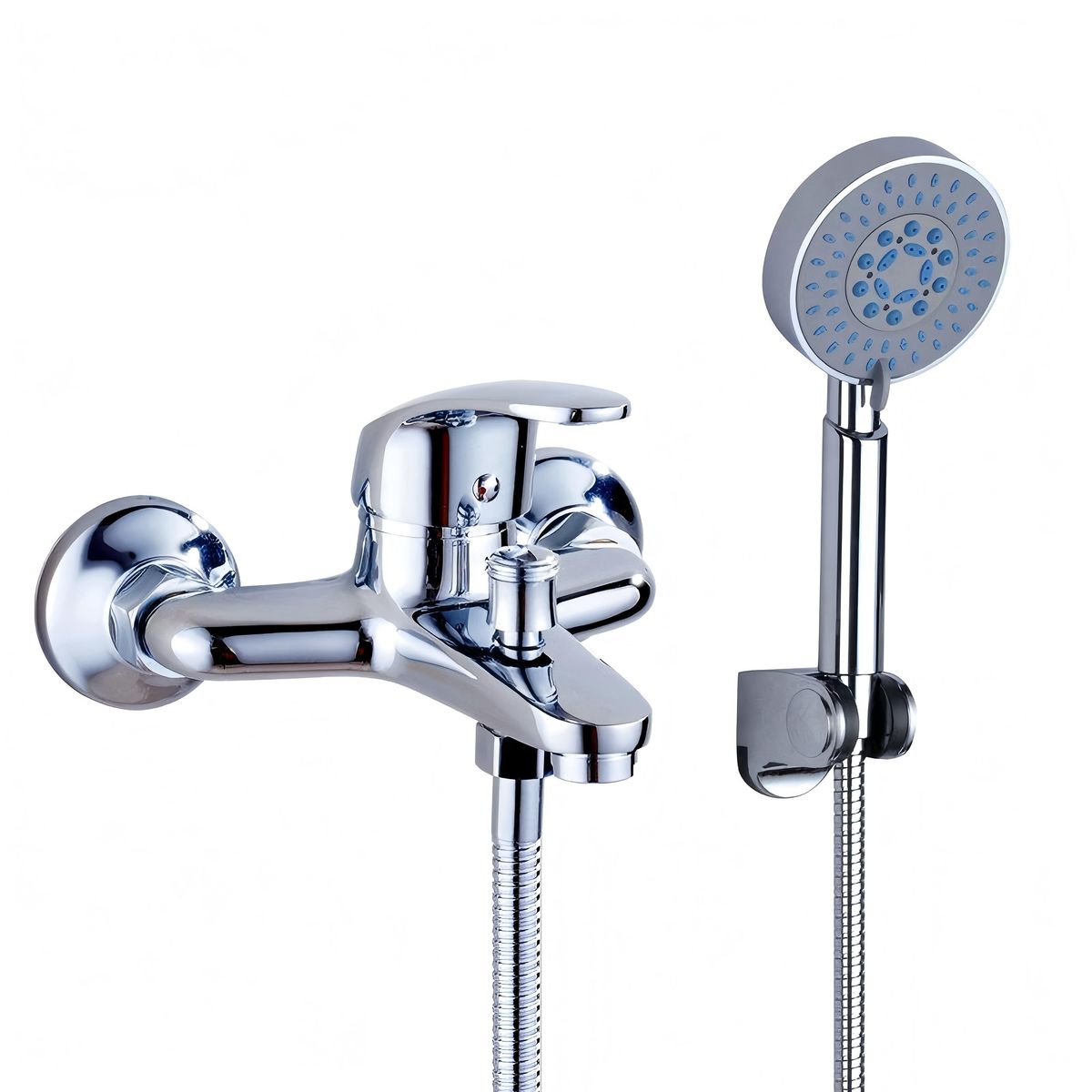 Shower Faucet kit,Zinc Alloy Threaded Copper Bath Faucet shower kit