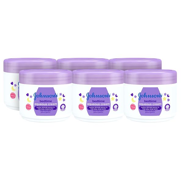 Johnson's Baby Aqueous Bedtime Cream 250ml x 6