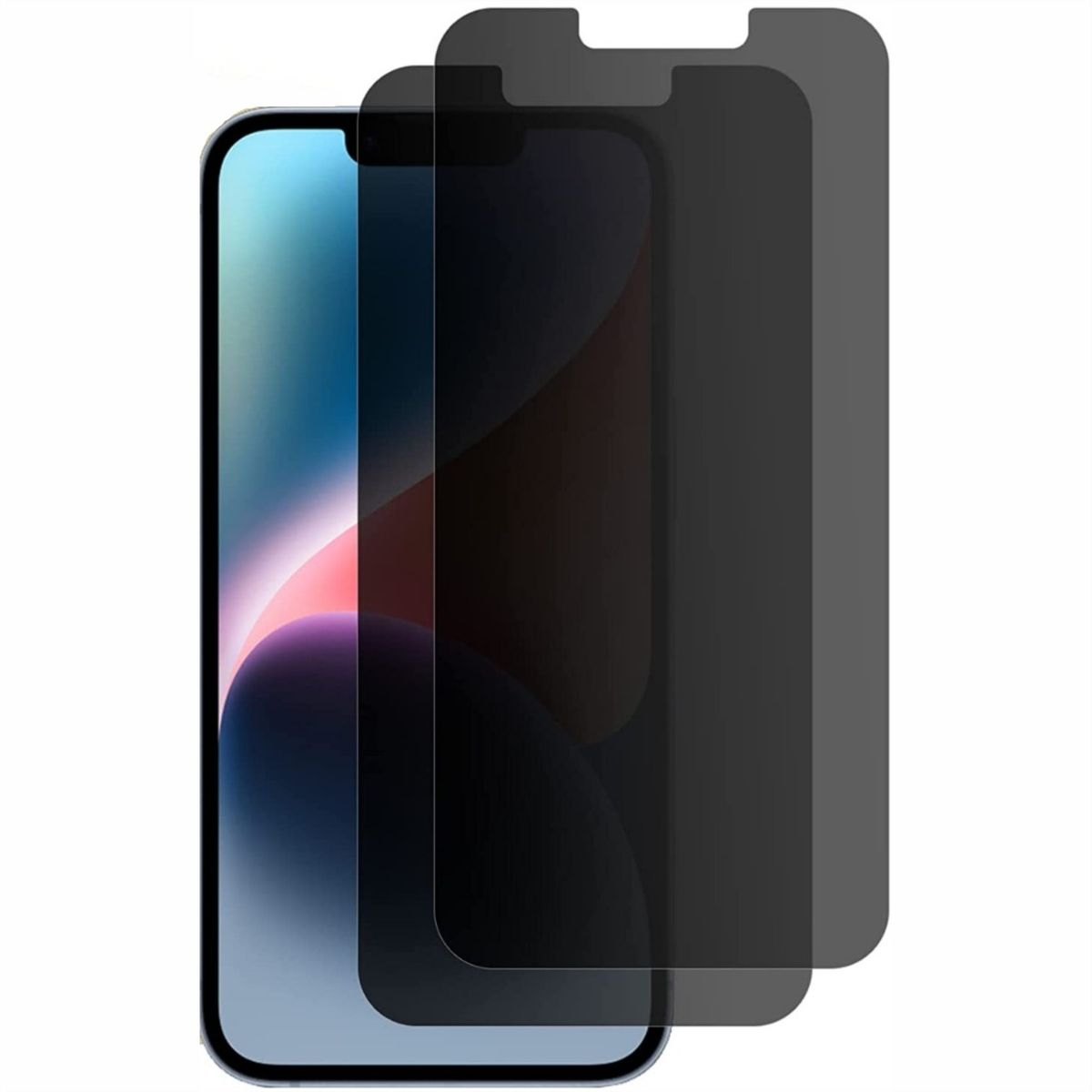 IPhone 13 Privacy Tempered Glass Anti Spy Screen Protector Pack Of 2 