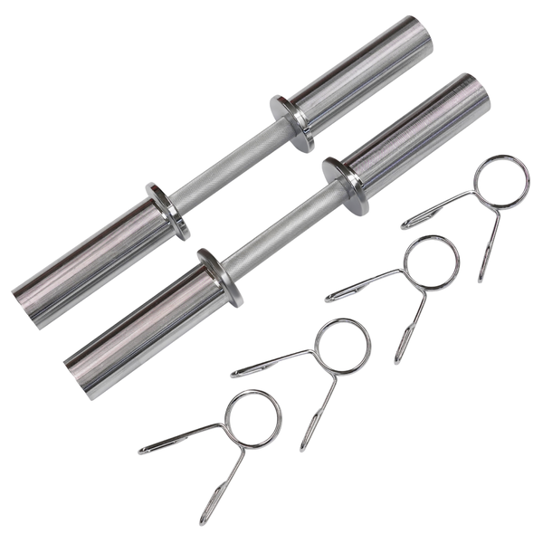 Pair - 50mm Olympic Curl Bars - Full Body, Arm, Shoulders, Back, Deadlifts