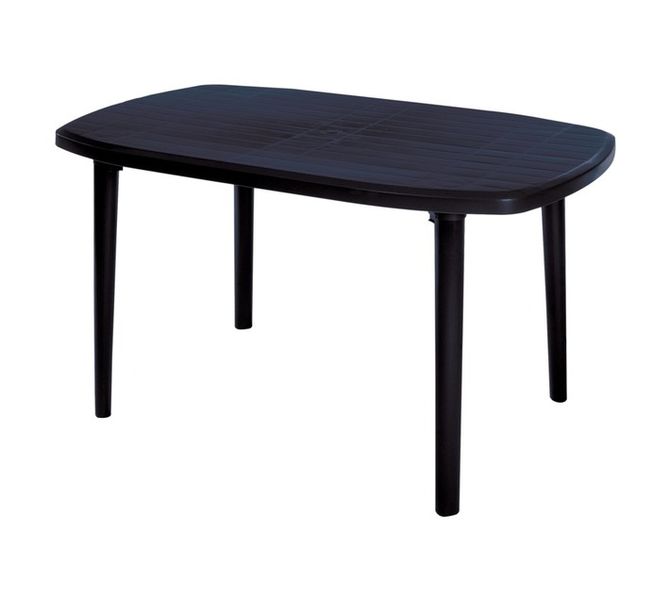 Ebony Table - 6 Seater - Black - 1400mm