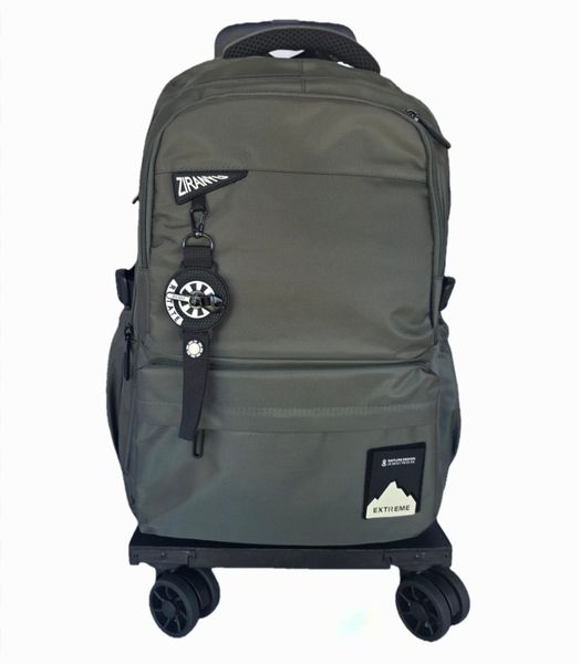 School Backpack with Trolley Wheel for School Students . Durable school bag