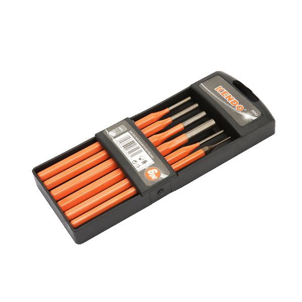 Kendo 6 Piece Pin Punch Set