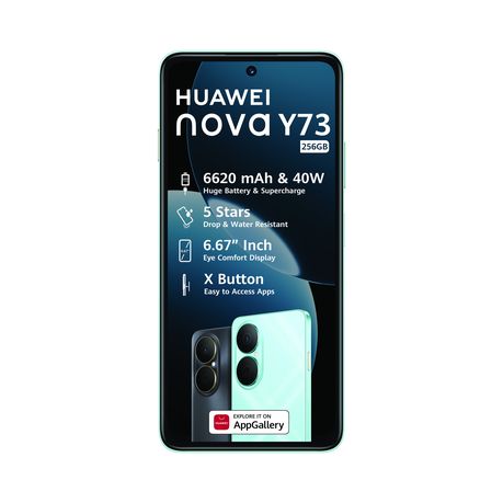 HUAWEI Nova Y73 8GB+256GB LTE Dual Sim | 6620mAh Super Battery Phone - Blue Image