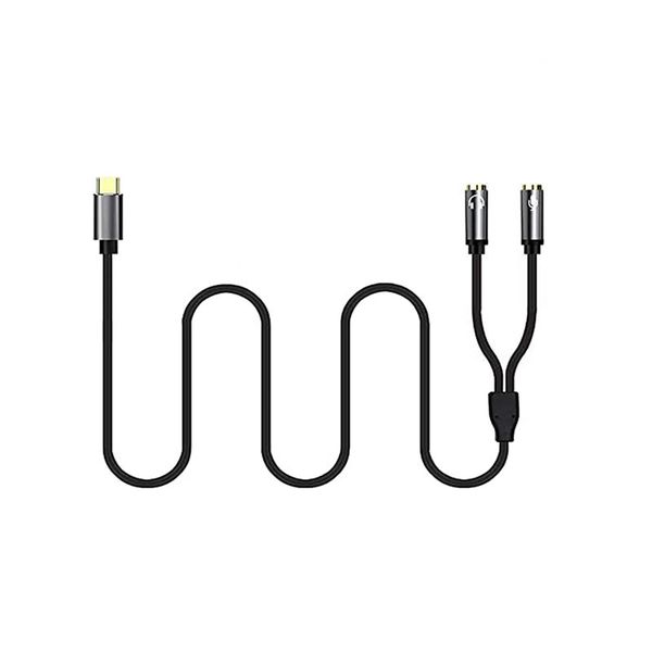 1.5m Type-C To 3.5mm/2F Headset Plus MIC SE-LT22