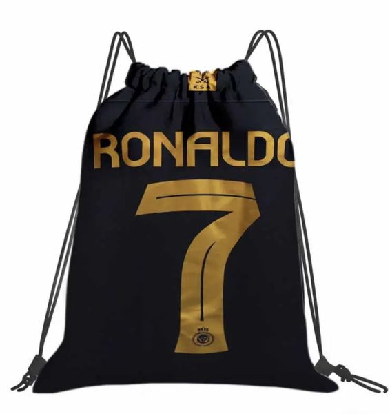 Ronaldo Drawstring Sports Backback for Boys