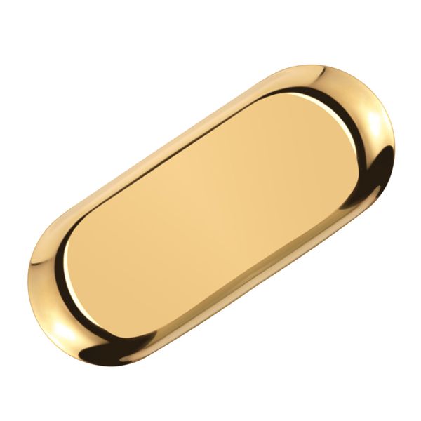 Storage Gold Oval Dotted Fruit Small Items Jewelry Display Tray
