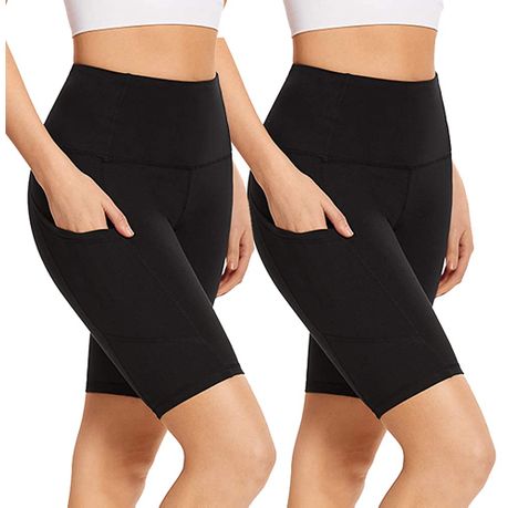 2x Biker Shorts For Women Yoga Shorts With Pocket High Waist Running Shorts, Shop Today. Get it Tomorrow!