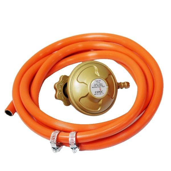 Bullnose Regulator With 2M Gas Pipe For 3KG, 5KG and 7KG Cylinders