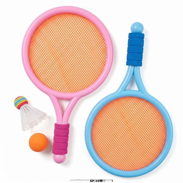 Kids Toy Tennis &amp; Badminton Racket Set with Foam Ball With ReVibe Pen
