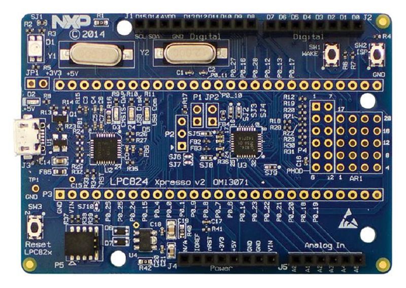 NXP (OM13071UL) Development Board, LPCXpresso824-MAX Board