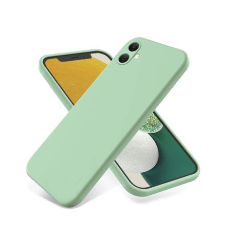 Liquid Silicone Back Case Compatible with Samsung Galaxy A06 - Mint Green Image