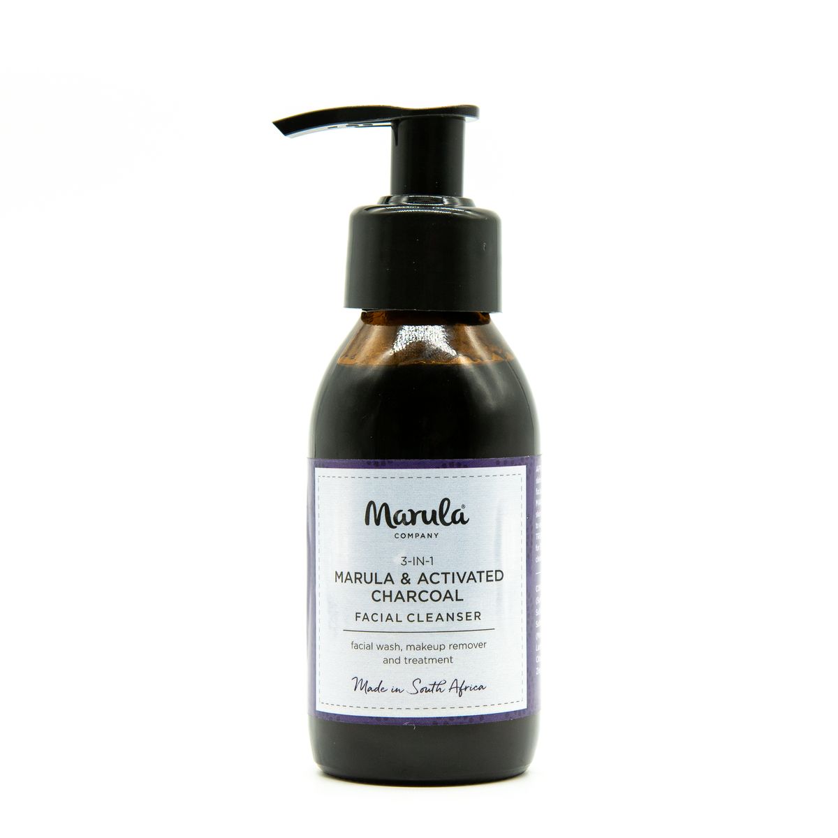 3in1 Waterless Marula & Activated Charcoal Facial Cleanser 100ml