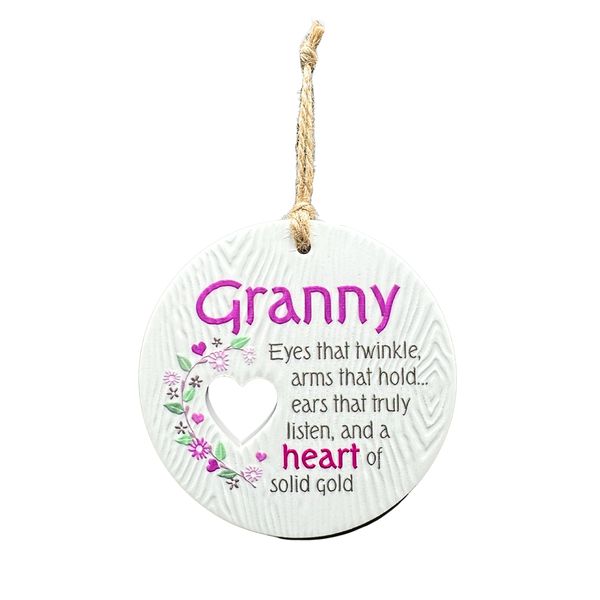 Piece of my Heart Ceramic Plaque - Granny