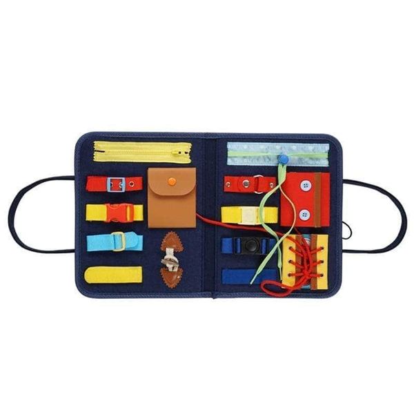 SIGMA - Toddler Busy Board - Montessori Sensory Activity Board for Toddlers