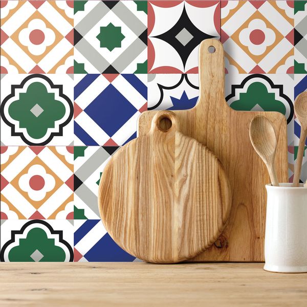 Tilevera Tile Stickers - Retro - 15x15cm
