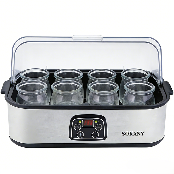 1400ml Large-Capacity Household Milkshake Machine + 8-Piece 60oz Cup Set