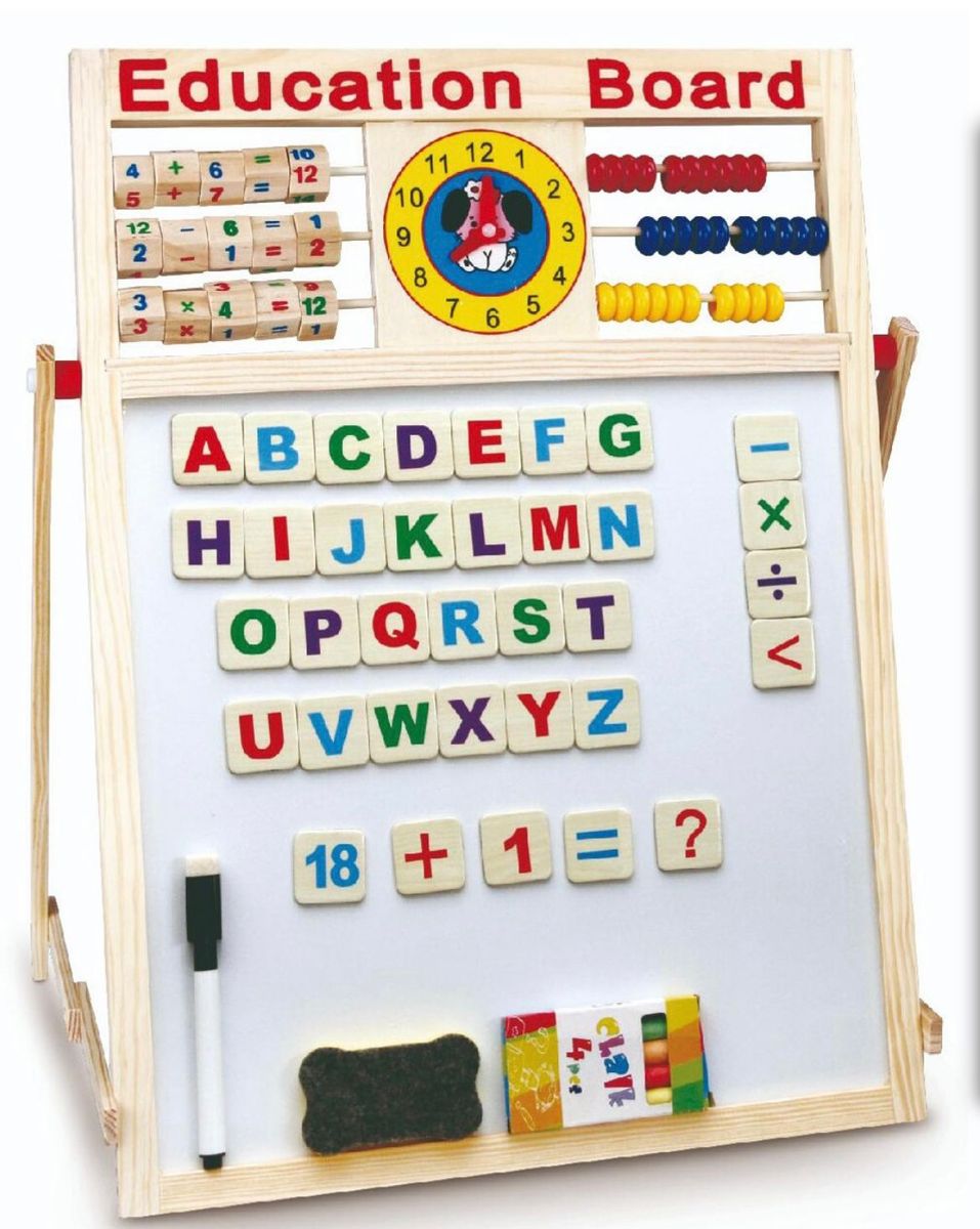 MultiPurpose 2in1 Slate Educational Board with Alphabets & Number Shop Today. Get it