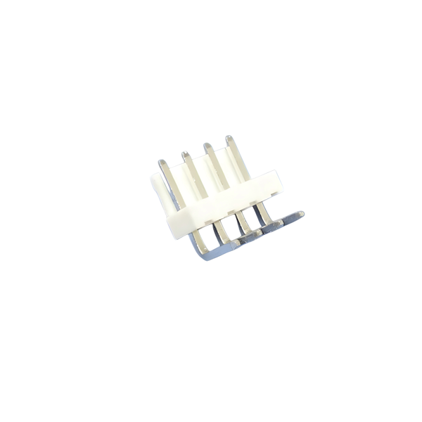 XY135-04RT 3.96mm 4-Way Right Angle SIL Header - Tin Plated Contacts