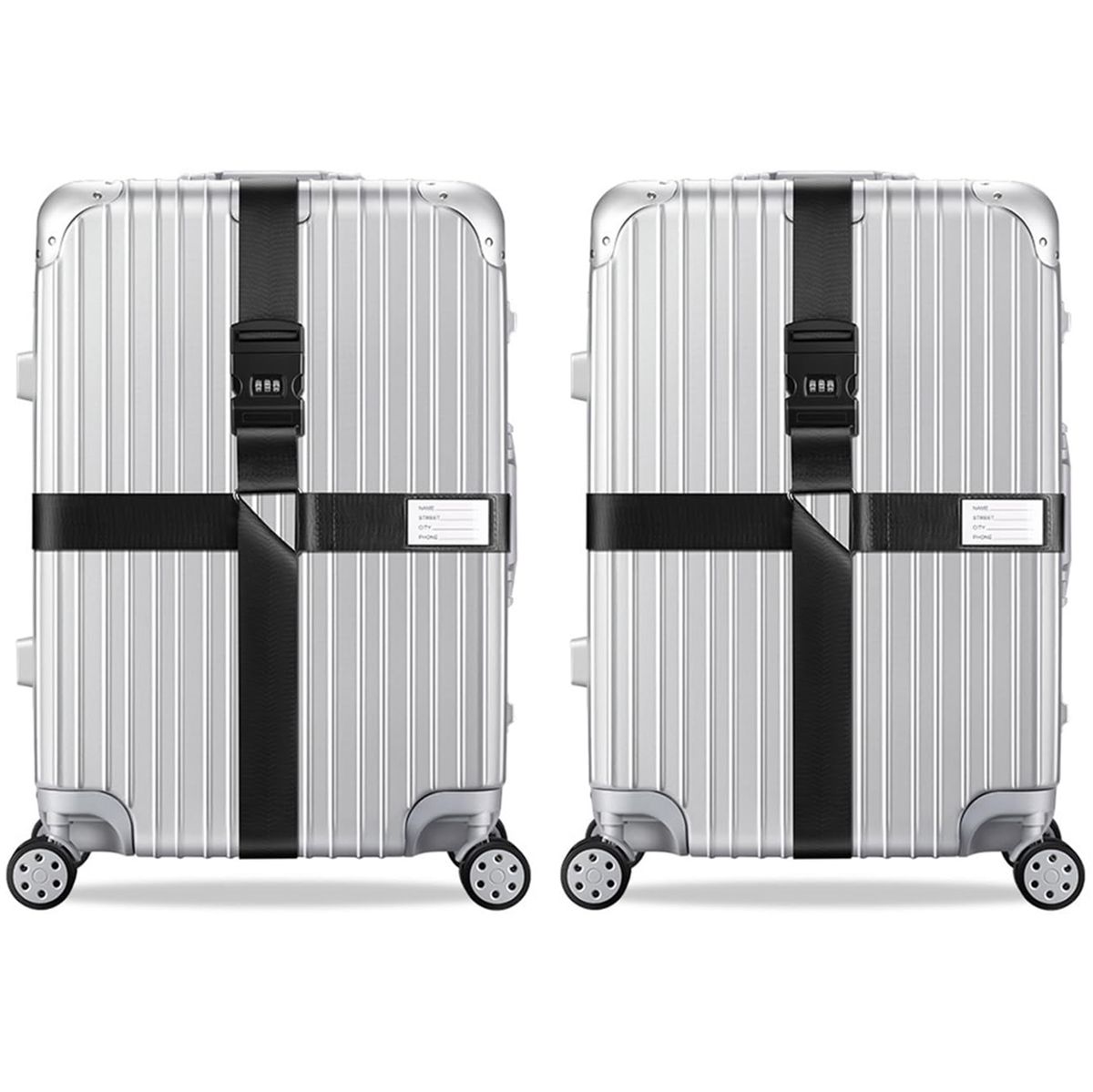 Quality Luggage Cross Straps With Password Lock