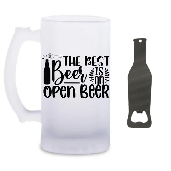 The Best Beer Glass and Bottle Opener
