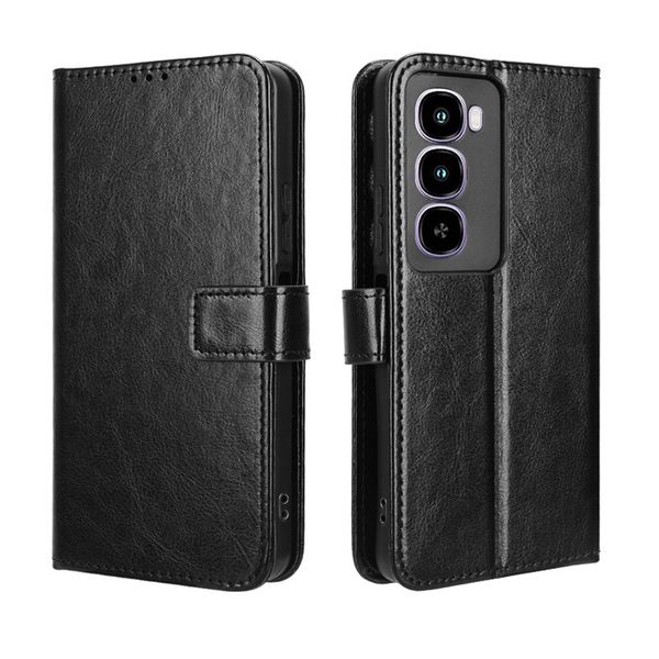 Crazy Horse Pattern Leather Case Compatible With Infinix Hot 60 Pro Plus