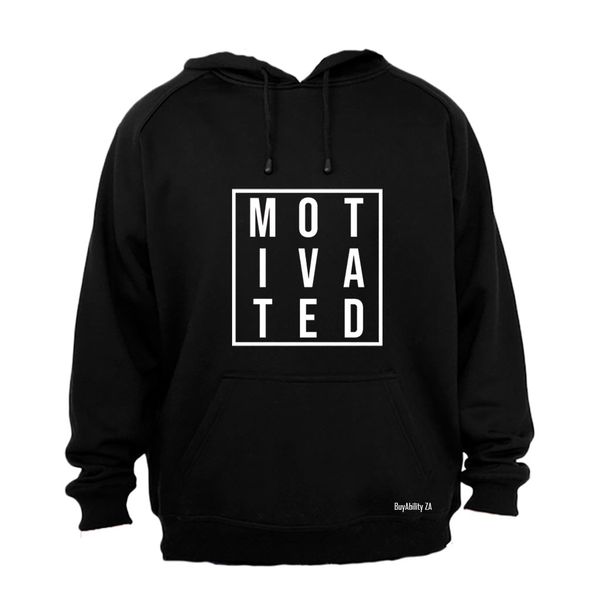 Motivated - Mens - Hoodie - Grey