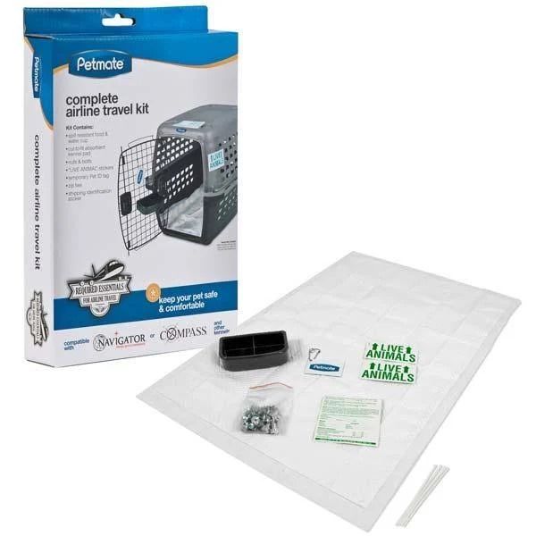 Petmate Kennel Airline Travel Kit for Dogs and Cats